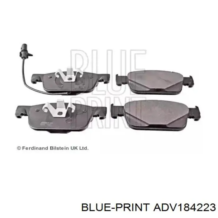Klocki hamulcowe przednie tarczowe Blue Print ADV184223 cena, od 44,59 USD
