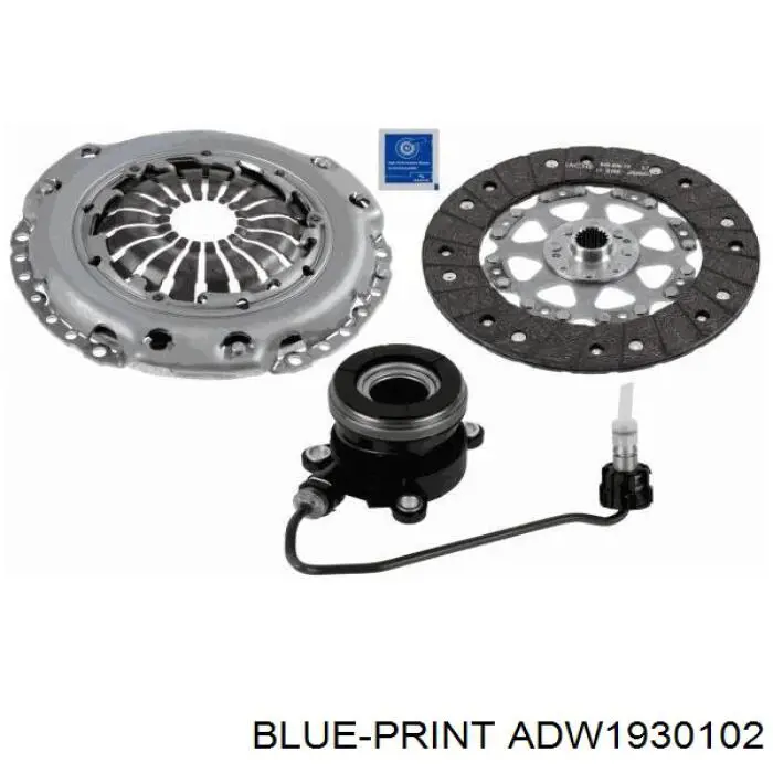 Zestaw sprzęgła (3 części) Blue Print ADW1930102 cena, od 203,21 USD