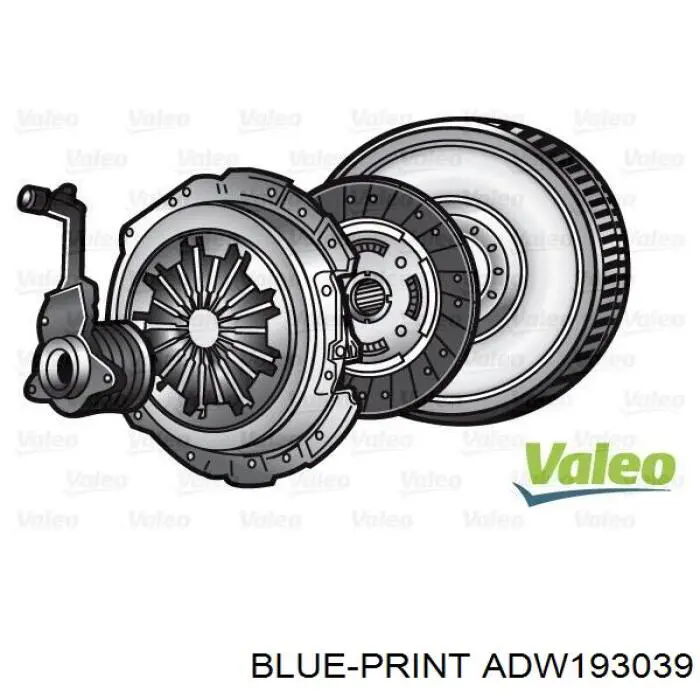 ADW193039 Blue Print Zestaw sprzęgła (3 części)
