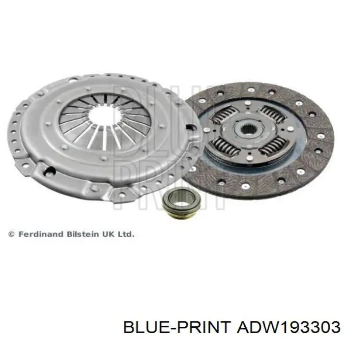 Do koszyka ADW193303 Blue Print Łożysko wyciskowe sprzęgła