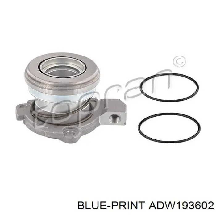 Cylinder roboczy sprzęgła (wysprzęglik) w komplecie z łożyskiem wyciskowym Blue Print ADW193602 cena, od 50,02 USD