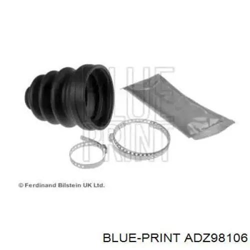 Do koszyka ADZ98106 Blue Print Osłona przegubu homokinetycznego półosi przedniej wewnętrzna