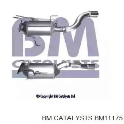 BM11175 BM Catalysts Filtr cząstek stałych układu wydechowego