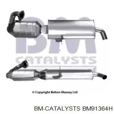 BM91364H BM Catalysts Konwerter-katalizator