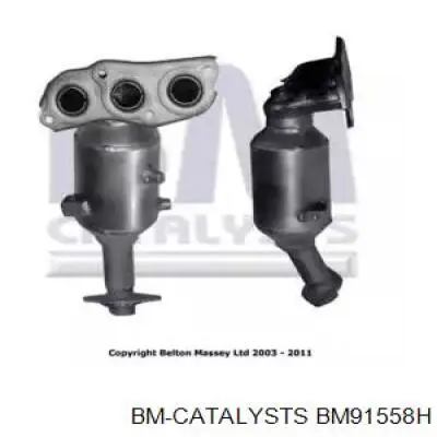 BM91558H BM Catalysts Konwerter-katalizator