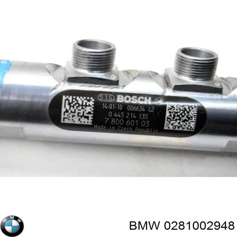 Do koszyka 0281002948 BMW Czujnik ciśnienia paliwa