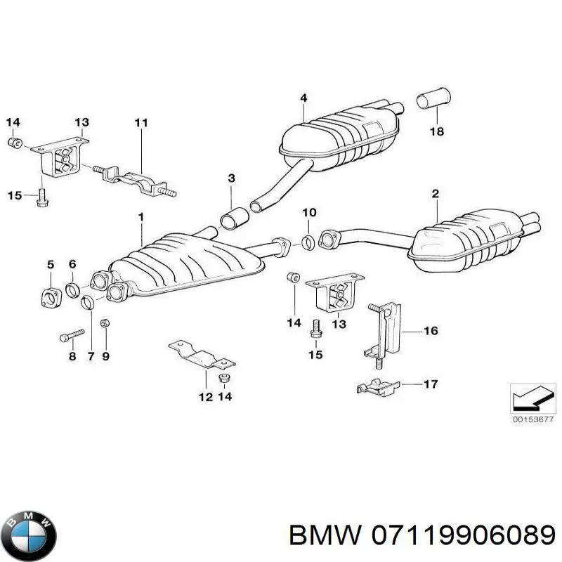 Śruba (nakrętka) mocowania BMW 07119906089 cena, od 1,72 USD