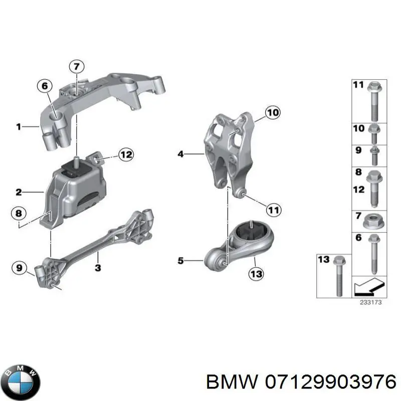 Lożysko piasty tylnej BMW 07129903976 cena, od 12,12 USD