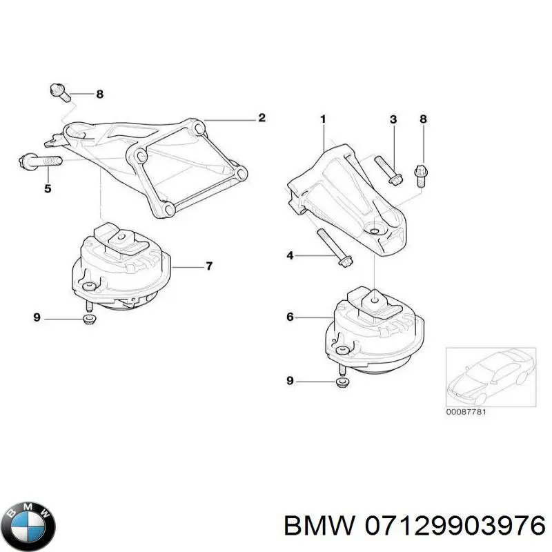 Do koszyka 07129903976 BMW Lożysko piasty tylnej