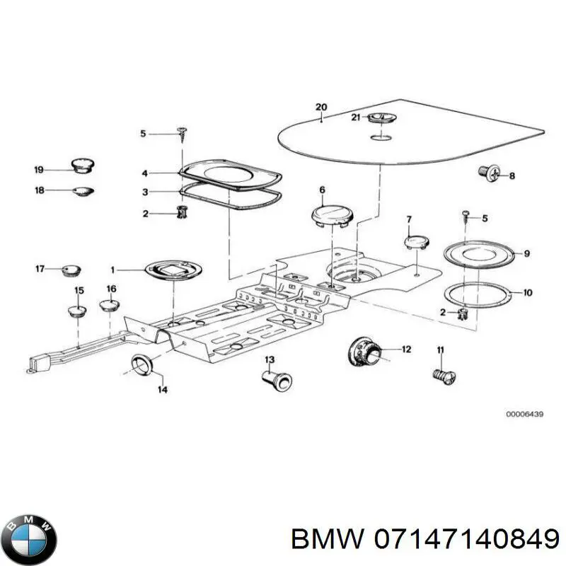 Wkładka dna nadwozia do BMW 3 (E30)