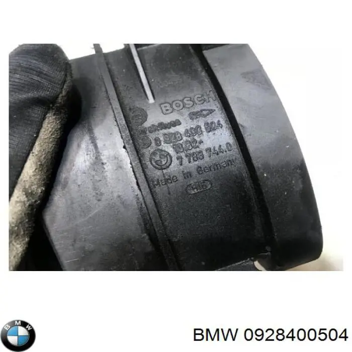 Czujnik przepływu powietrza, przepływomierz powietrza M.A.F. BMW 0928400504 cena, od 79,61 USD