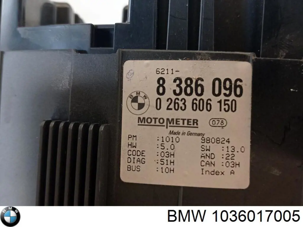Do koszyka 1036017005 BMW Deska rozdzielcza