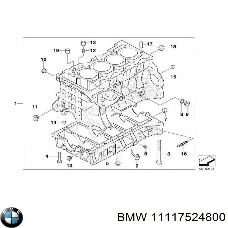 11117524800 BMW Filtr oleju