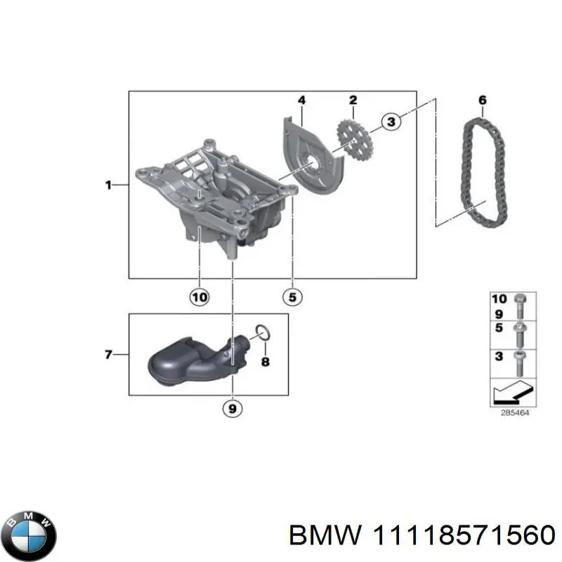 Śruba głowicy cylindrów BMW 11118571560 cena, od 8,21 USD