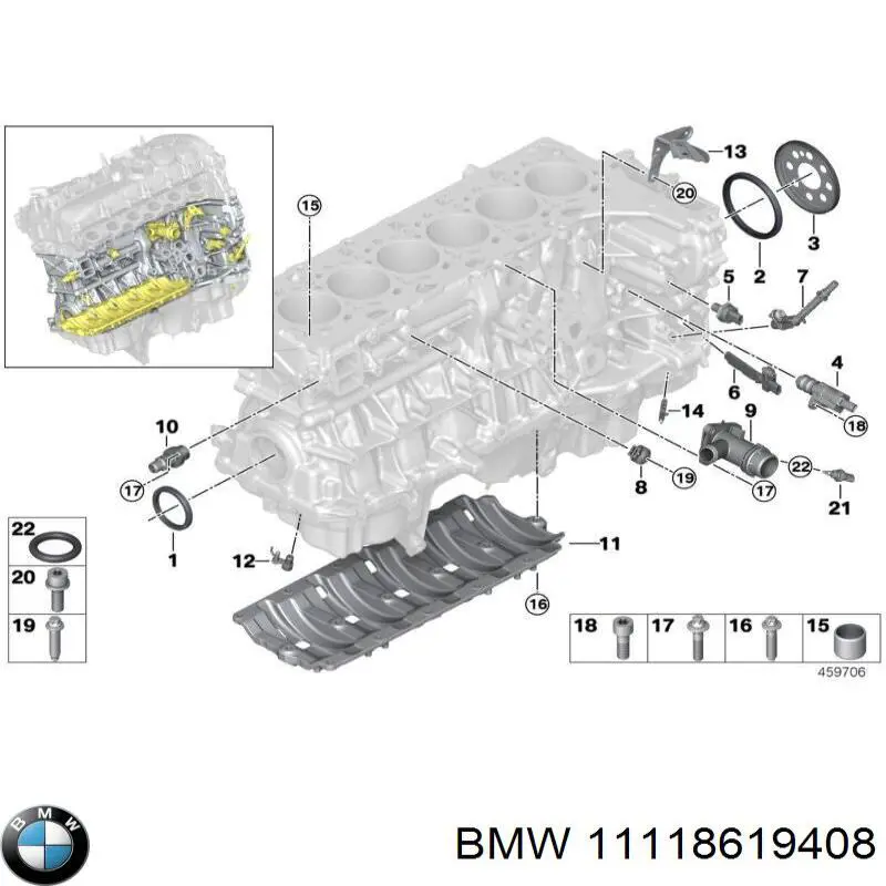 Kołnierz układu chłodzenia (trójnik) BMW 11118619408 cena, od 25,29 USD