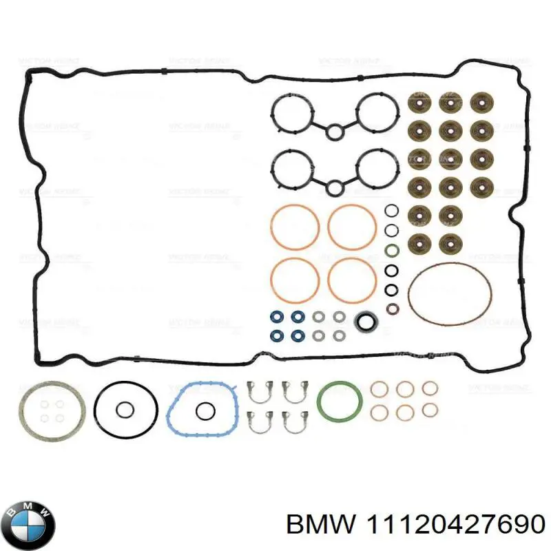 11120427690 BMW zestaw uszczelek silnika górny