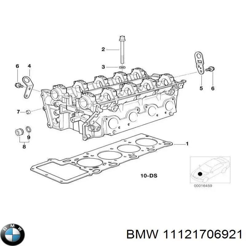 Zawór ograniczаnia ciśnienia oleju w głowicy cylindrów BMW 11121706921 cena, od 40,09 USD