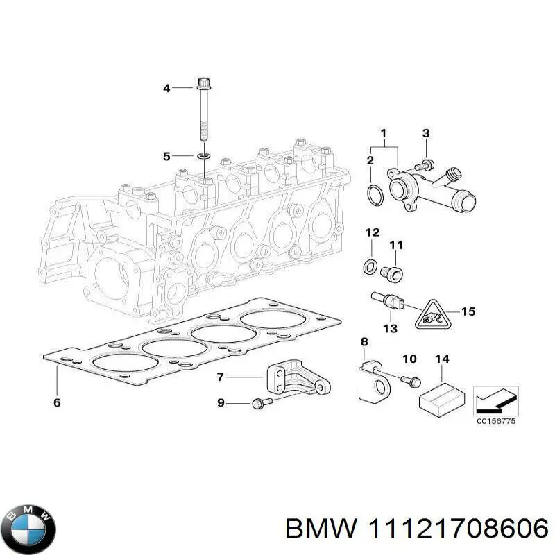 Uszczelka głowicy cylindrów BMW 11121708606 cena, od 25,45 USD
