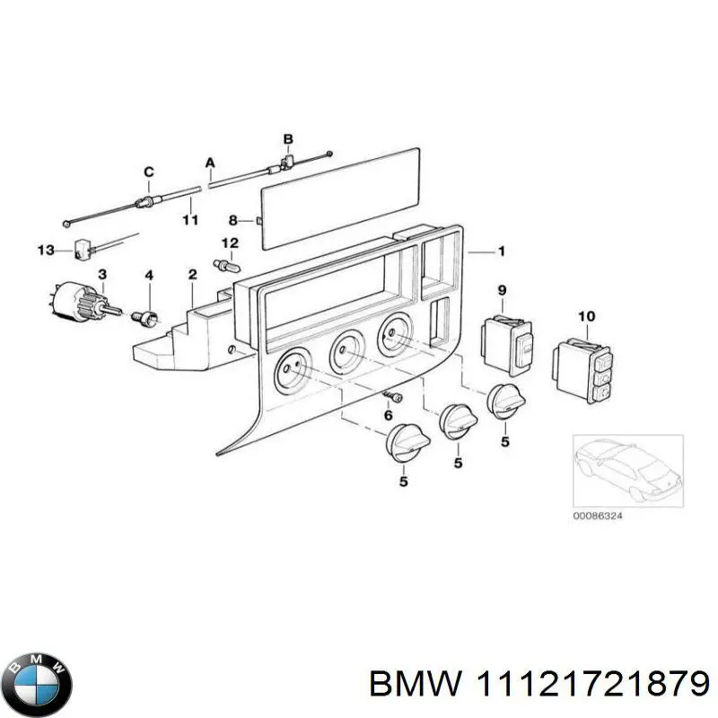 Do koszyka 11121721879 BMW Uszczelka pokrywy zaworowej silnika