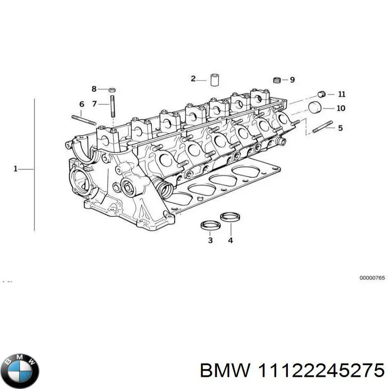 Głowica cylindrów do BMW 5  E34
