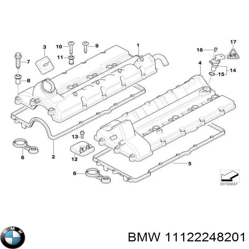 Uszczelka głowicy cylindrów prawa do BMW 7 (E65, E66, E67)