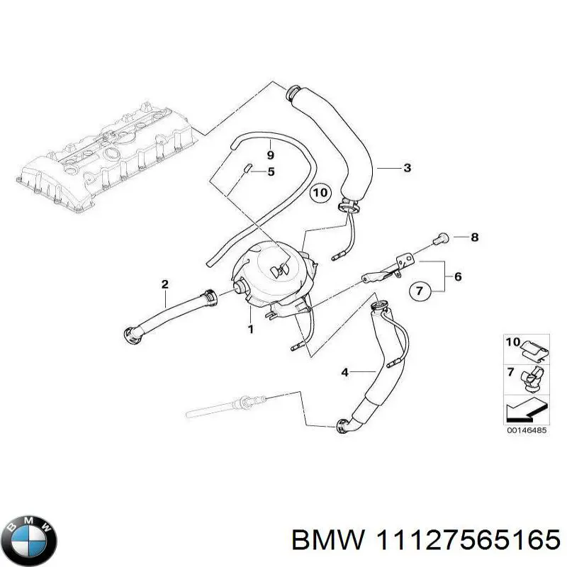 11127565165 BMW uszczelka korka wlewu oleju