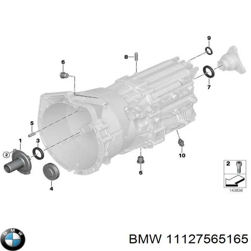 Uszczelka korka wlewu oleju BMW 11127565165 cena, od 13,07 USD