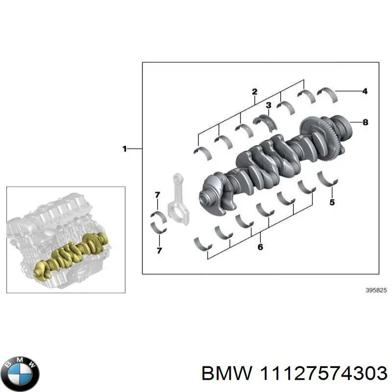 11127561437 BMW Śruba głowicy cylindrów