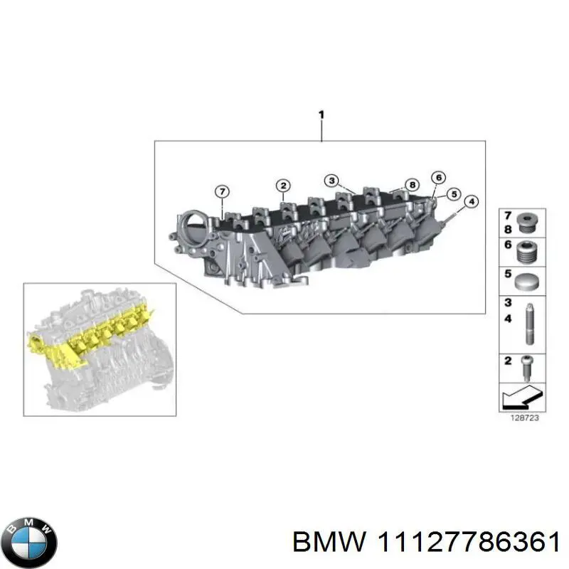 Głowica cylindrów do BMW 3 (E46)