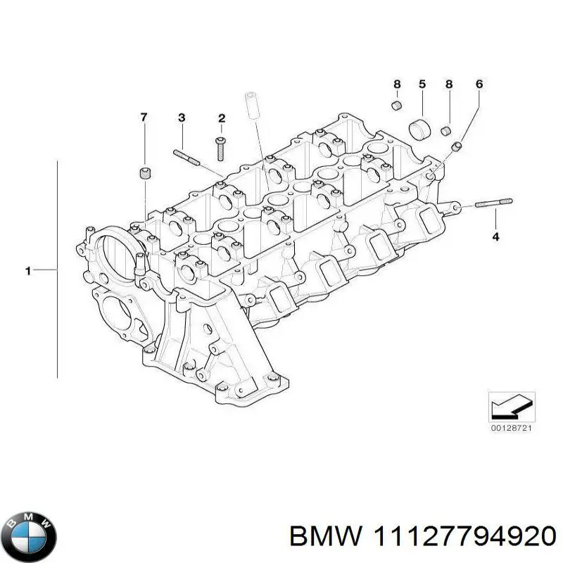 Głowica cylindrów BMW 7 sedana (E38) (1994 - 2001) cena, od 523,49 USD