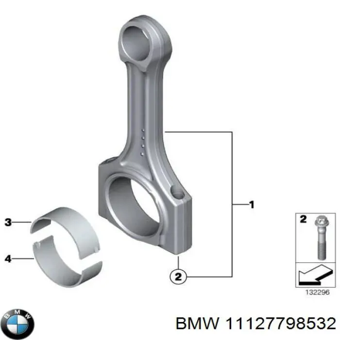 Śruba głowicy cylindrów 11127798532 BMW