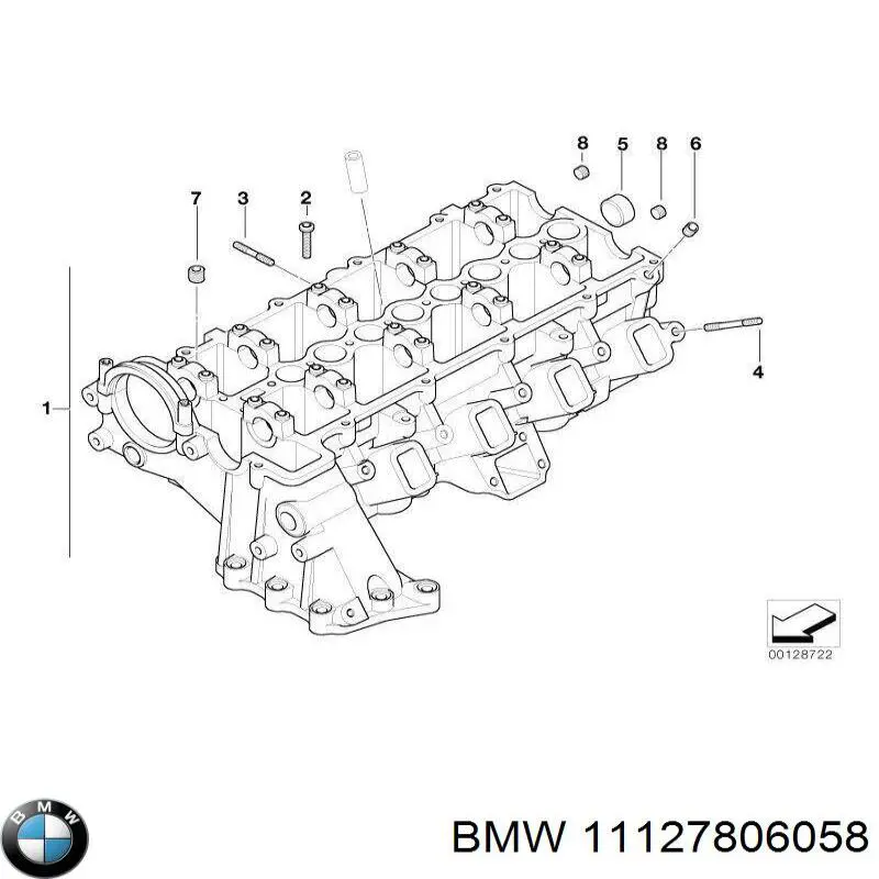 Głowica cylindrów BMW X3 SUV (E83) (2004 - 2010) cena, od 251,61 USD