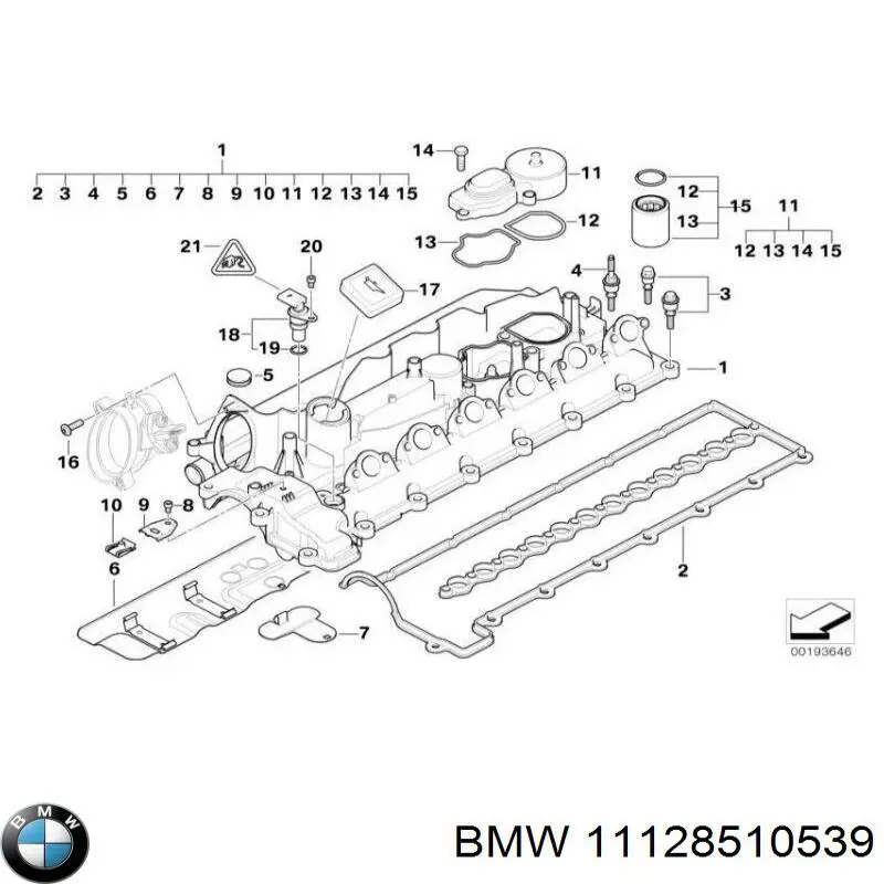Uszczelka korka wlewu oleju BMW 11128510539 cena, od 11,28 USD