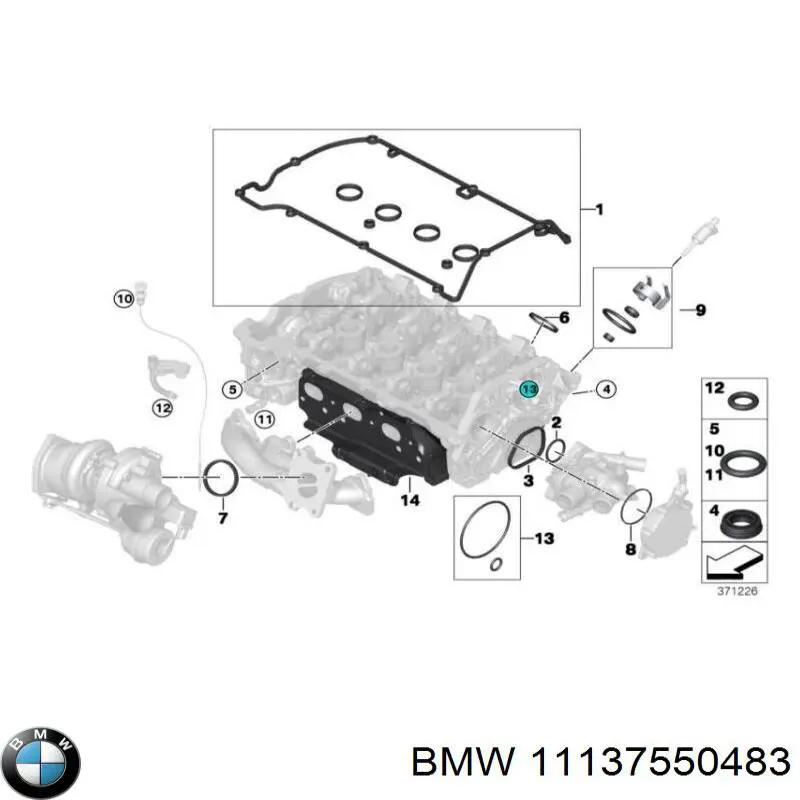 Miska olejowa silnika BMW 11137550483 cena, od 52,89 USD