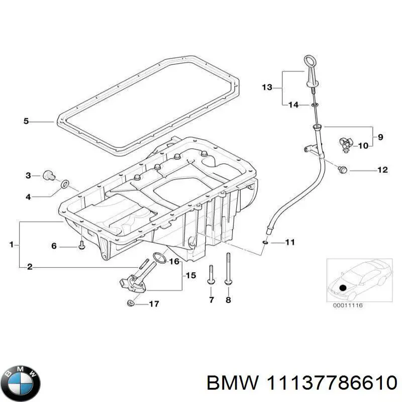 Miska olejowa silnika do BMW 3 (E46)