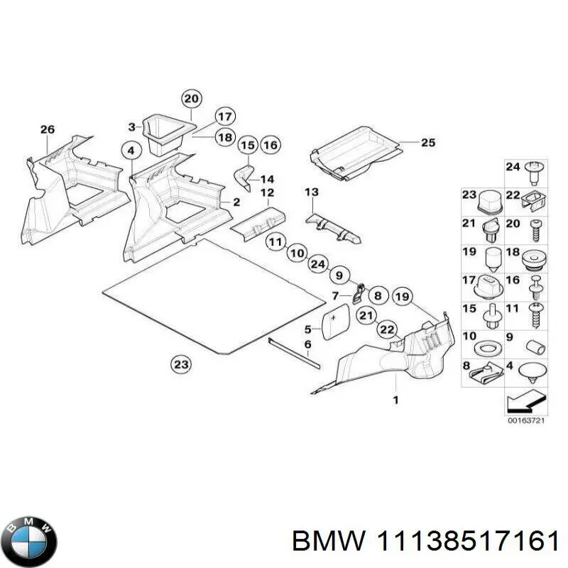 11138517161 BMW Miska olejowa silnika