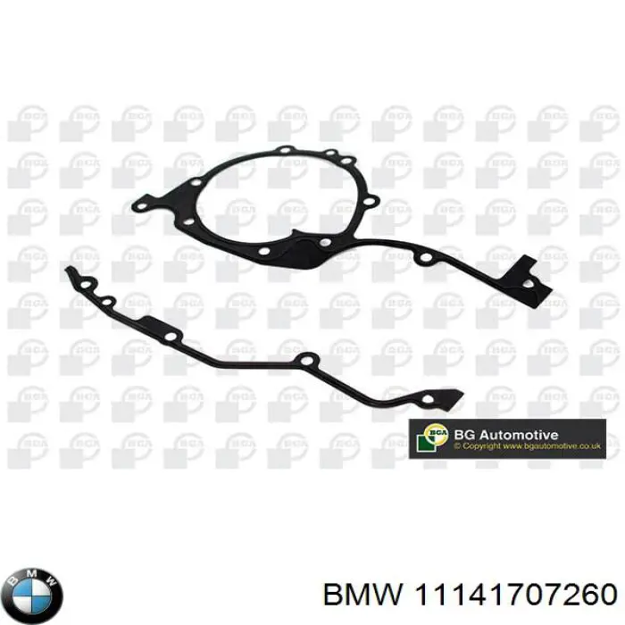 Uszczelka pokrywy przedniej silnika lewa BMW 11141707260 cena, od 11,66 USD