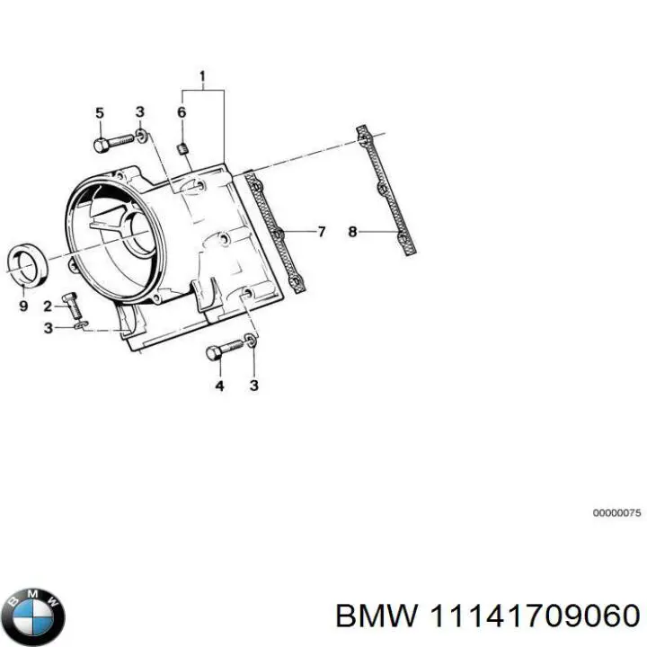 Do koszyka 11141709060 BMW Uszczelniacz wałka rozrządu silnika