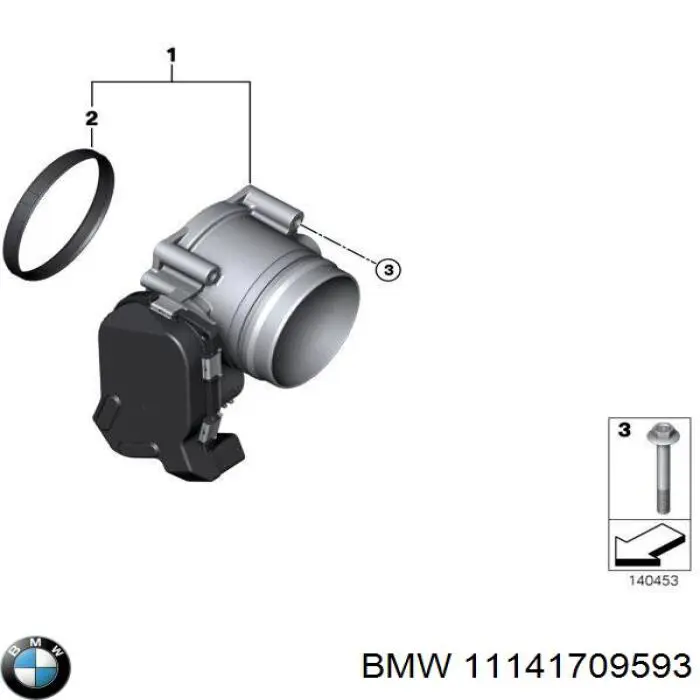 Do koszyka 11141709593 BMW Uszczelka pokrywy przedniej silnika górna