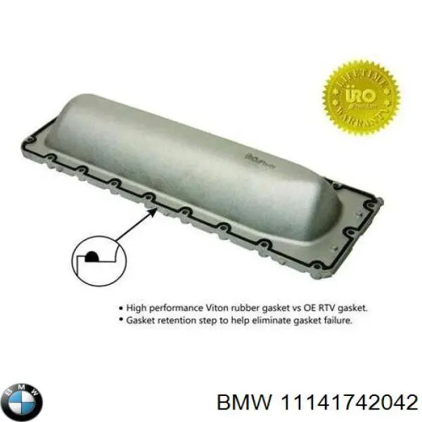Pokrywa bloku cylindrów górna BMW 11141742042 cena, od 93,89 USD