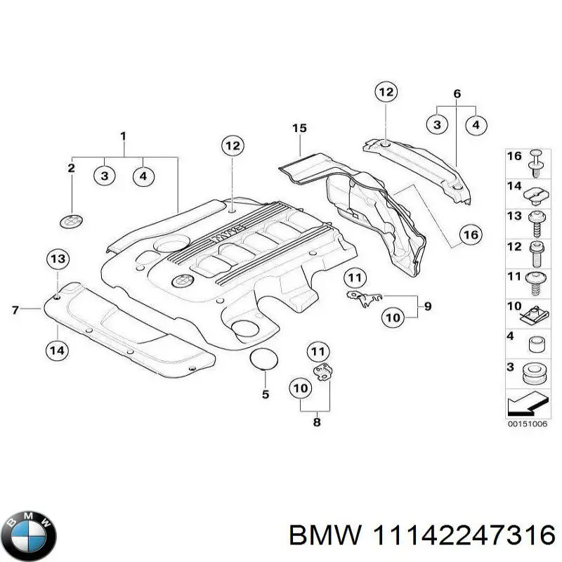 Do koszyka 11142247316 BMW 