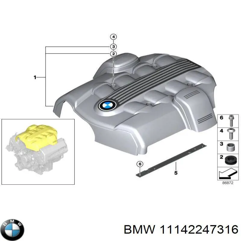  BMW 11142247316 cena, od 2,52 USD