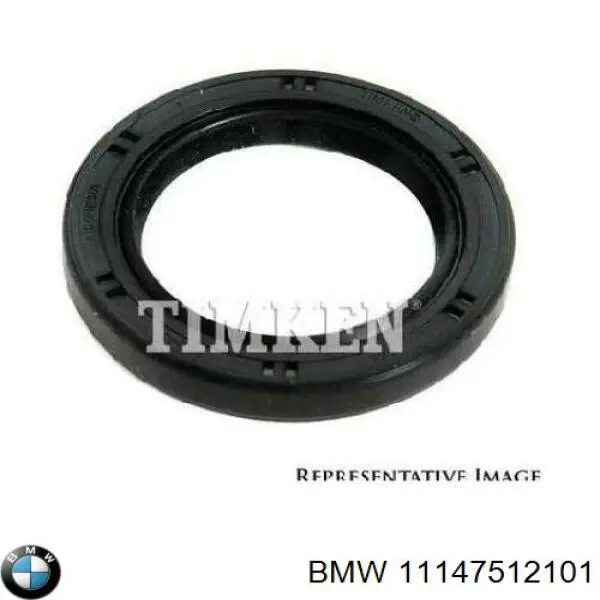 Do koszyka 11147512101 BMW Uszczelniacz wału korbowego silnika tylny