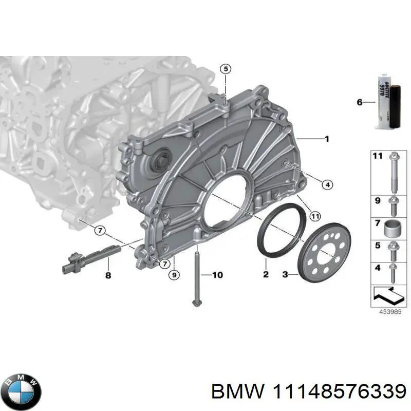 Korek miski olejowej silnika BMW 11148576339 cena, od 18,83 USD