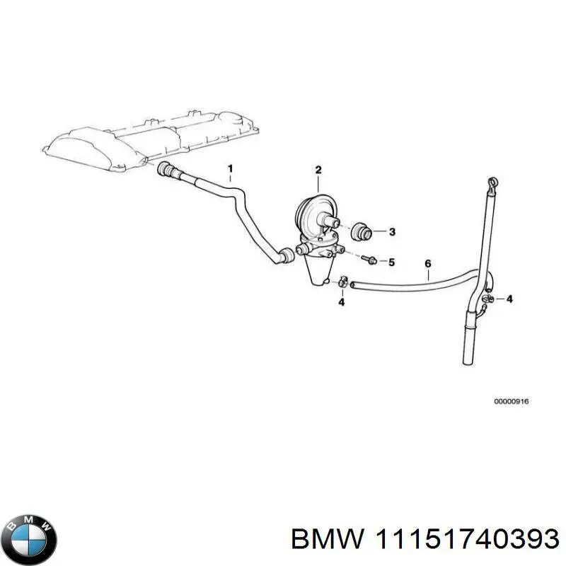 Króciec wentylacji kadłuba (separatora oleju) BMW 11151740393 cena, od 7,32 USD