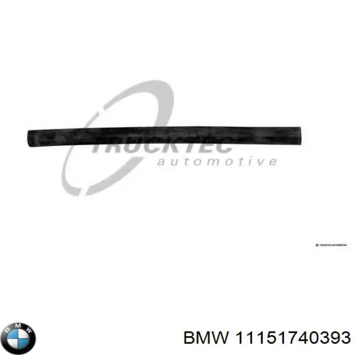 Do koszyka 11151740393 BMW Króciec wentylacji kadłuba (separatora oleju)