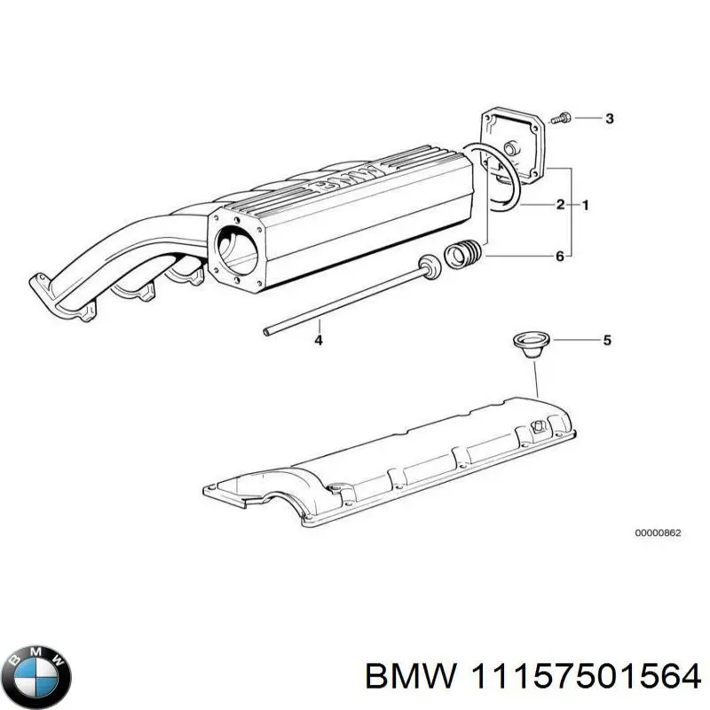 Zawór PCV odpowietrzający silnik BMW 11157501564 cena, od 32,91 USD