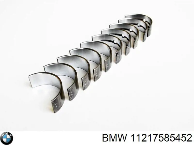 Do koszyka 11217585458 BMW Panewki główne wału korbowego, zestaw, 1. naprawa (+0,25)