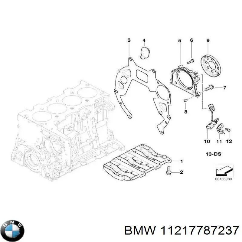 Do koszyka 11217787237 BMW Wieniec zębaty czujnika położenia wału korbowego