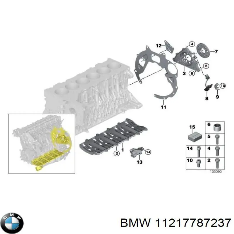 11217787237 BMW Wieniec zębaty czujnika położenia wału korbowego